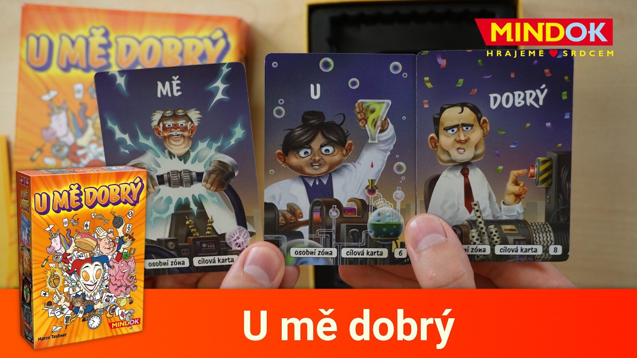 U mě dobrý: Zábavná, rychlá a jednoduchá párty hra pro každého