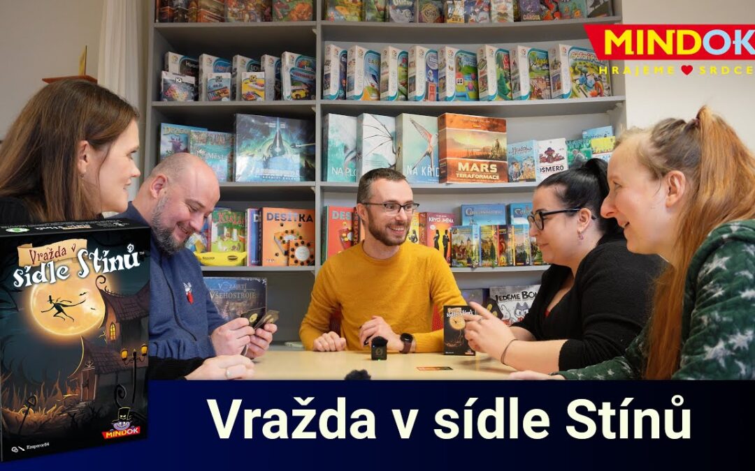Vražda v sídle Stínů – podívejte se, jak se hraje zábavná párty hra o blafování a dedukci