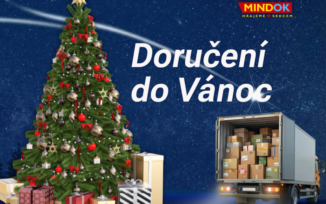 Garantujeme doručení do Vánoc u objednávek do nedělní půlnoci!