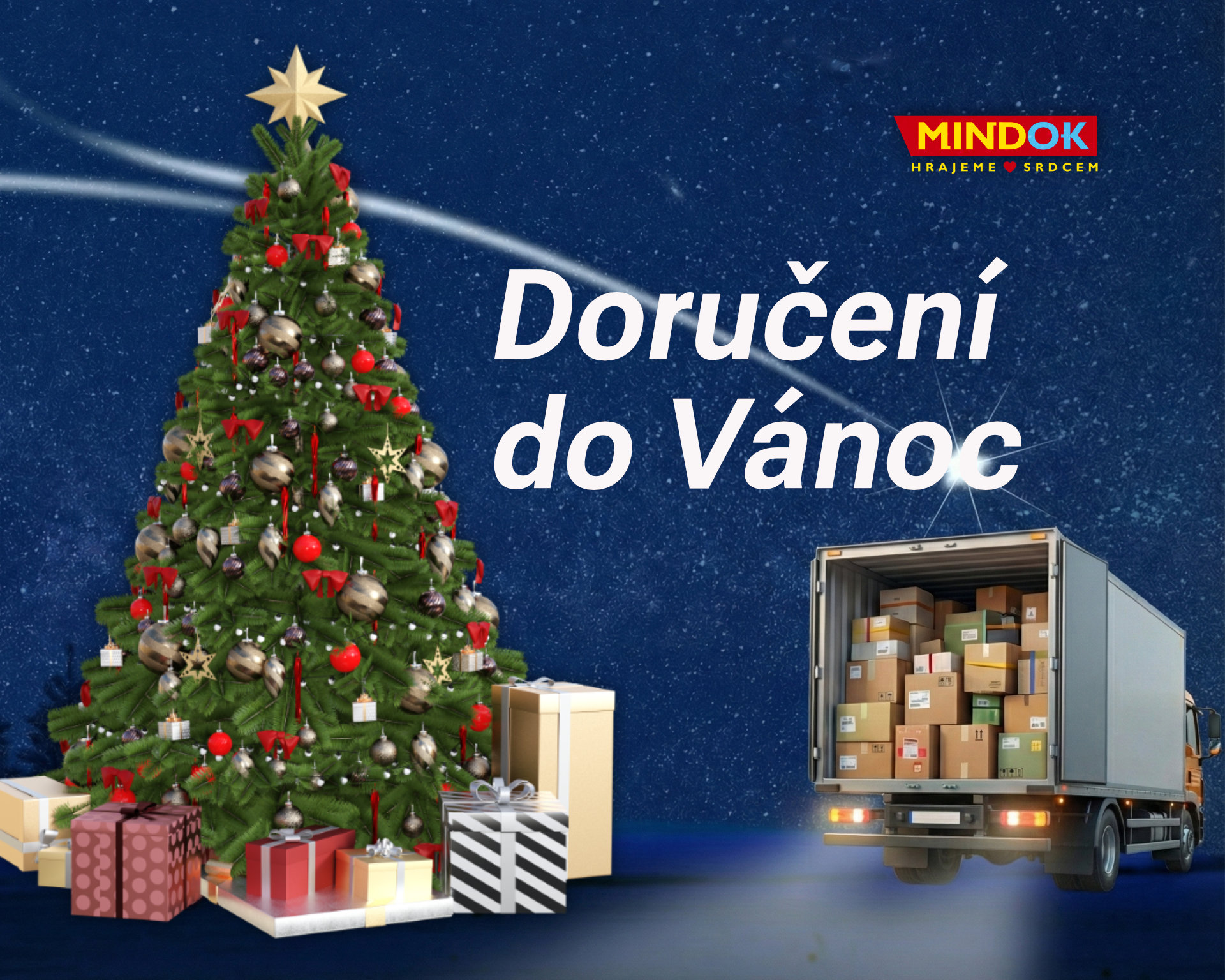 Garantujeme doručení do Vánoc u objednávek do nedělní půlnoci!
