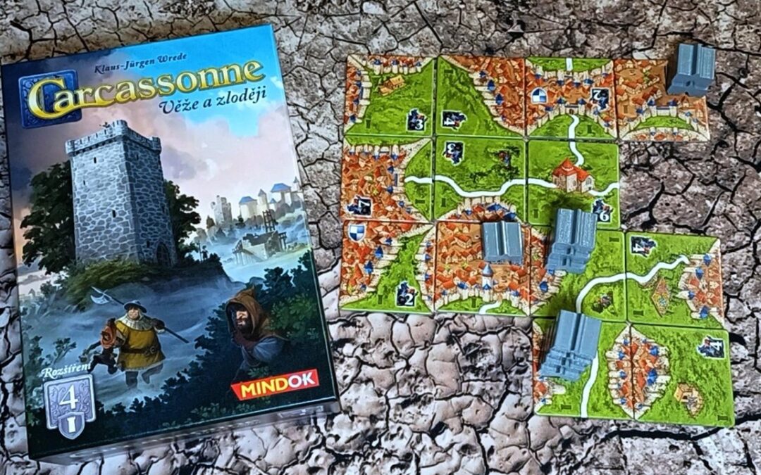 Pod víkem: recenze rozšíření Carcassonne: Věže a zloději
