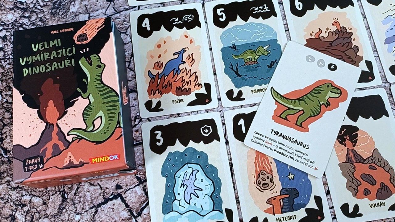 Pod víkem: recenze hry Velmi vymírající dinosauři