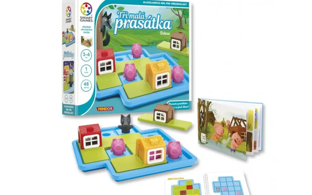 Levné deskovky: recenze hry Tři malá prasátka z kategorie SMART