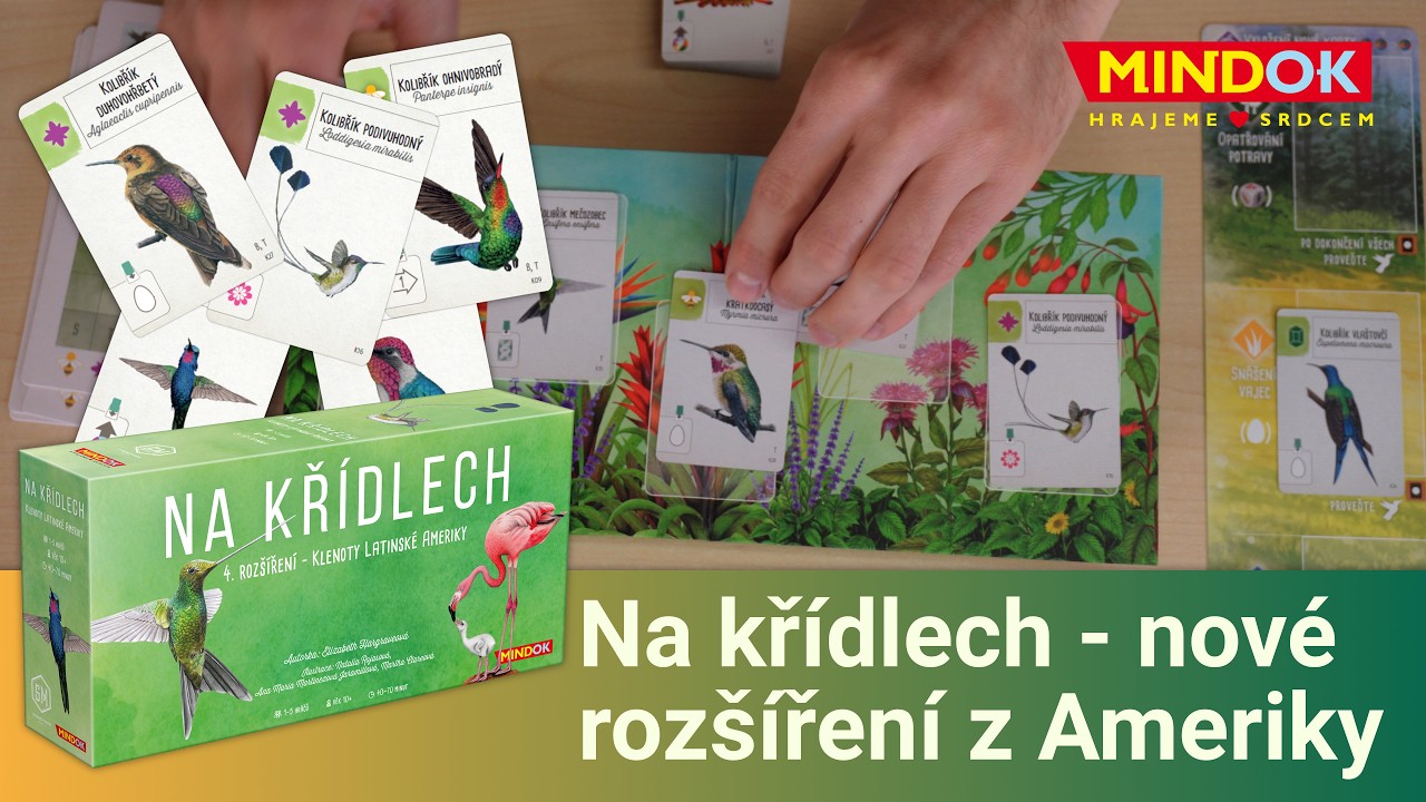 Nové rozšíření Na křídlech je tu! Klenoty Latinské Ameriky přináší kolibříky a nové ptáky