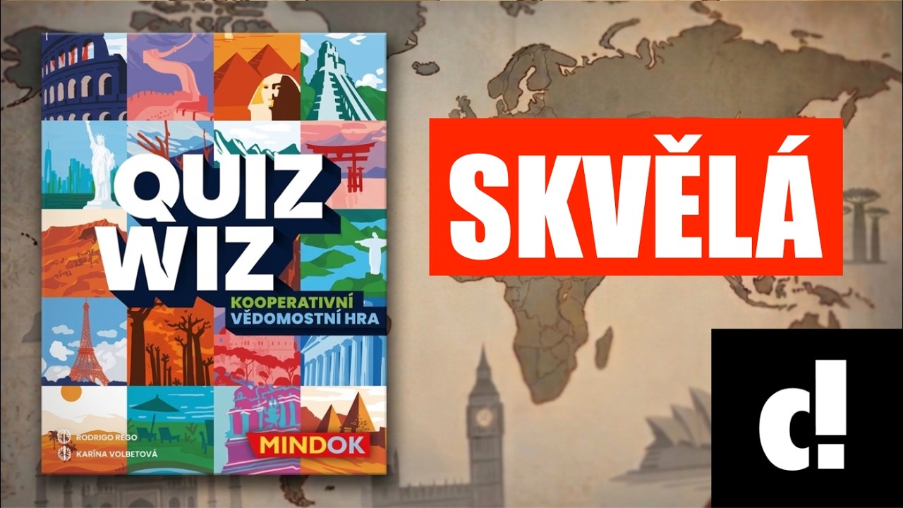 Deskovkový vykřičník: recenze hry Quiz Wiz