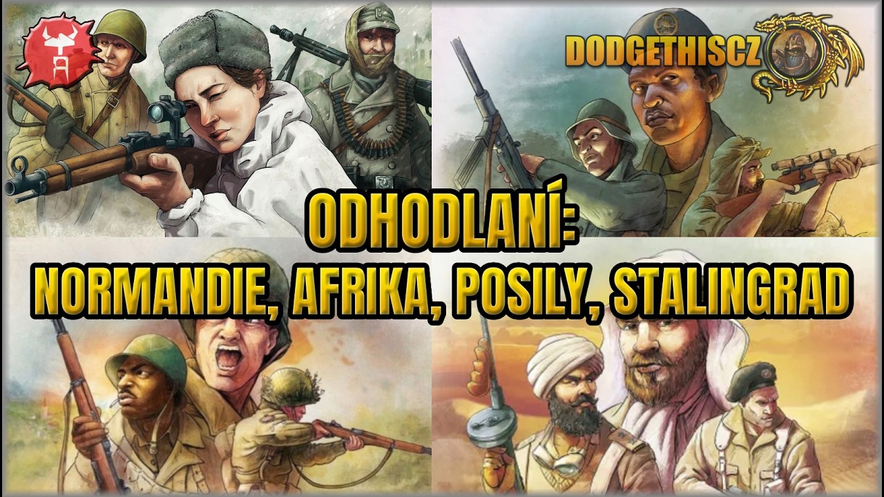Dodgethis: recenze hry Odhodlaní: Normandie, Severní Afrika, Posily a Stalingrad