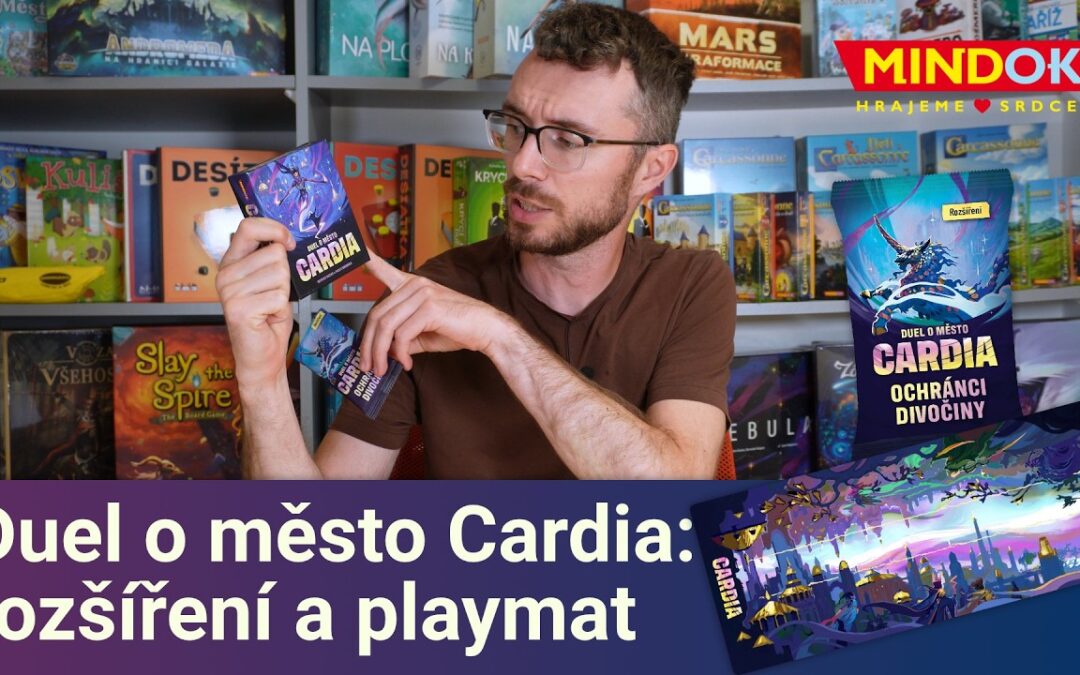 Nové rozšíření a playmat ke Cardii jsou tu! Ochránci divočiny přináší nové společné karty a efekty