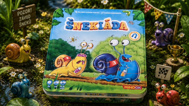 Ondřej Zeman: recenze hry Šnekiáda – nenápadná deskovka, která baví celou rodinu