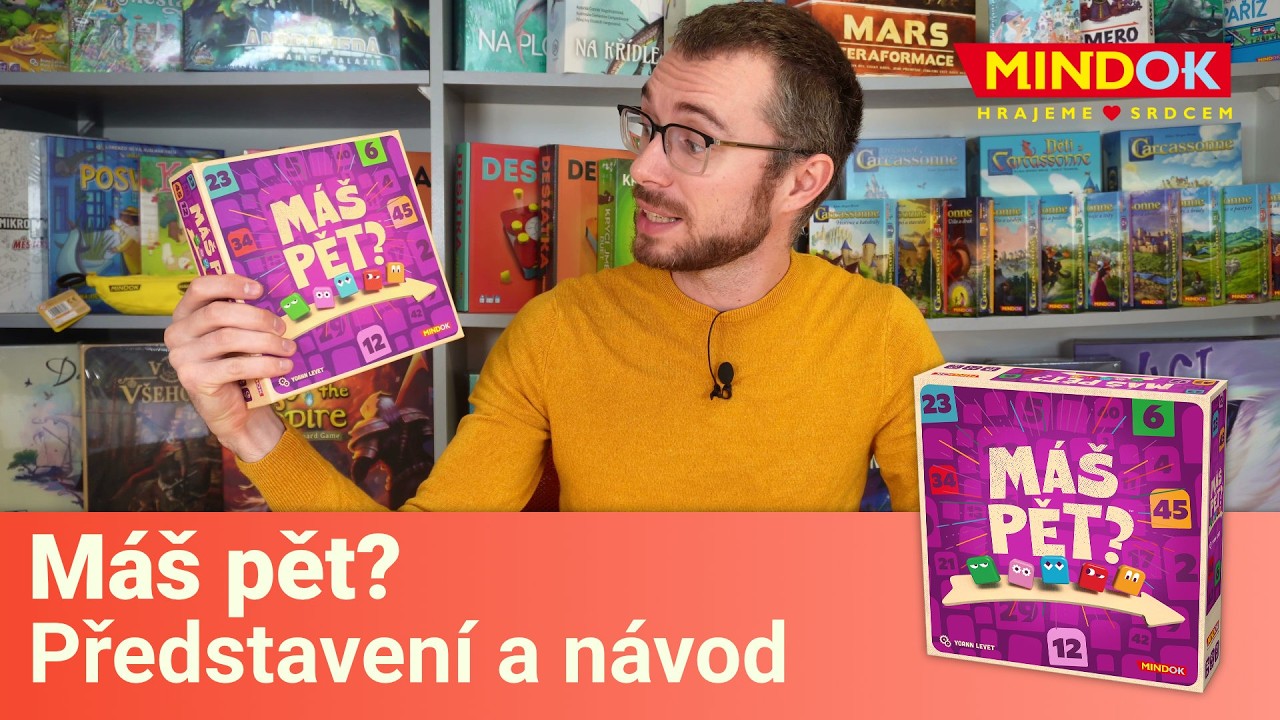 Máš pět? je rychlá chytrá deduktivní hra pro všechny | Představení