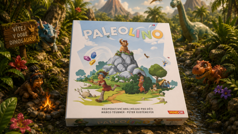 Ondřej Zeman: recenze hry Paleolino – pamatuješ si, kam padl kámen? Paleolino testuje dětskou paměť hravou formou