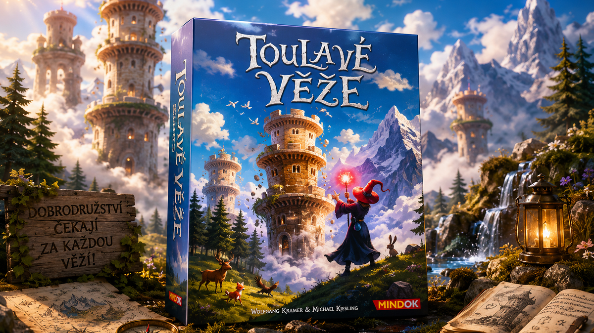 Ondřej Zeman: recenze hry Toulavé věže – magická deskovka, v níž kouzly přesouváte celé věže