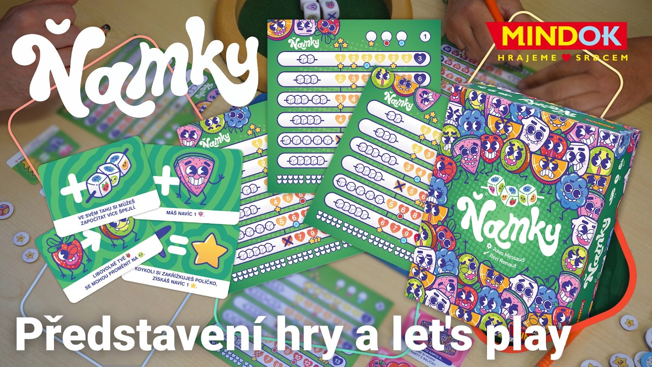 Ňamky – Let’s play rychlé zábavné kostkové 🎲 zakreslovačky ✏️