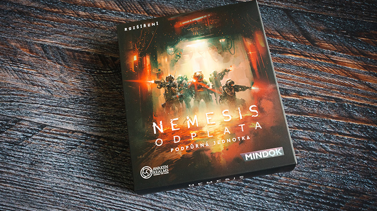 Říše her: recenze rozšíření hry Nemesis: Odplata – Podpůrná jednotka