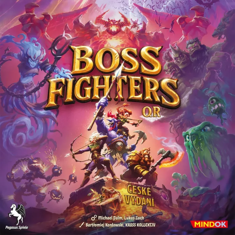 Geek Cave: recenze hry Boss Fighters QR